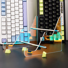 Load image into Gallery viewer, 1/2/3 Tiers Display Keyboard Holder Transparent Acrylic Keyboard Stand for Computer Mechanical Keyboard Rack Storage
