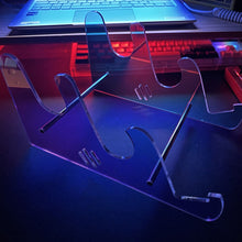 Load image into Gallery viewer, 1/2/3 Tiers Display Keyboard Holder Transparent Acrylic Keyboard Stand for Computer Mechanical Keyboard Rack Storage