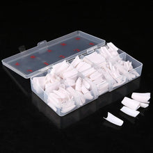 Load image into Gallery viewer, 1 Box/500pcs Tips Natural Color Half Cover Fake False French Nail Art Artificial Acrylic Gel UV Manicure Set DIY