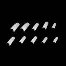 Load image into Gallery viewer, 1 Box/500pcs Tips Natural Color Half Cover Fake False French Nail Art Artificial Acrylic Gel UV Manicure Set DIY