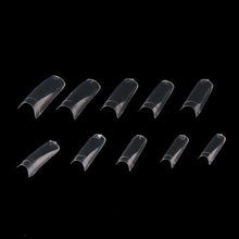 Load image into Gallery viewer, 1 Box/500pcs Tips Natural Color Half Cover Fake False French Nail Art Artificial Acrylic Gel UV Manicure Set DIY