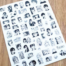 Load image into Gallery viewer, 1 PC Cute Bear Animals Design Self Adhesive Back Glue Decal Stamping DIY Decoration Tools Nail Stickers TSC 186