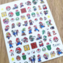 Load image into Gallery viewer, 1 PC Cute Bear Animals Design Self Adhesive Back Glue Decal Stamping DIY Decoration Tools Nail Stickers TSC 186