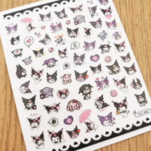 Load image into Gallery viewer, 1 PC Cute Bear Animals Design Self Adhesive Back Glue Decal Stamping DIY Decoration Tools Nail Stickers TSC 186