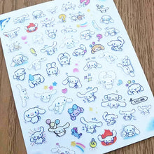 Load image into Gallery viewer, 1 PC Cute Bear Animals Design Self Adhesive Back Glue Decal Stamping DIY Decoration Tools Nail Stickers TSC 186