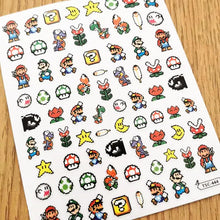 Load image into Gallery viewer, 1 PC Cute Bear Animals Design Self Adhesive Back Glue Decal Stamping DIY Decoration Tools Nail Stickers TSC 186