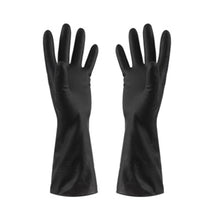 Load image into Gallery viewer, 1 Pair Black Gloves Home Washing Cleaning Gloves Garden Kitchen Dish Fingers Rubber Dishwashing Household Cleaning Gloves