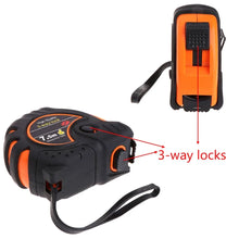 Load image into Gallery viewer, 5m 7.5m Retractable Tape Measure 3-Way-Lock Metric Rubber Measuring Tape Rule C5AC