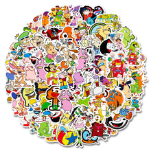 Load image into Gallery viewer, 1 Pack 90s Classic Cartoon Stickers Graffiti for Laptop Motorcycle Bike Car Guitar Skateboard Luggage Decal Kids Scrapbook Toys