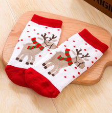 Load image into Gallery viewer, 1 Pair Cotton Winter Baby Girls Boys Kids Socks Children Terry Snowflake Elk Santa Claus Christmas Bear Gift Cheap Stuff clothes