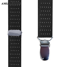 Load image into Gallery viewer, 1 Pair Men Shirt Stay Adjustable Shirts Holder Y Shape Leg Thigh Suspender with Non-slip Locking Clips Men Tucker Garters Strap