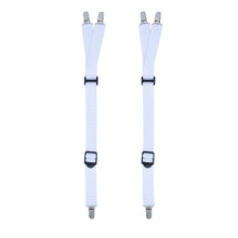 Load image into Gallery viewer, 1 Pair Men Shirt Stay Adjustable Shirts Holder Y Shape Leg Thigh Suspender with Non-slip Locking Clips Men Tucker Garters Strap
