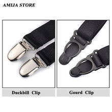 Load image into Gallery viewer, 1 Pair Men Shirt Stay Belt with Non-slip Locking Clips Adjustable Lock Tirant Shirts Tucker Leg Thigh Suspender Garters Strap