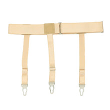 Load image into Gallery viewer, 1 Pair Men Shirt Stay Belt with Non-slip Locking Clips Adjustable Lock Tirant Shirts Tucker Leg Thigh Suspender Garters Strap