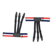 Load image into Gallery viewer, 1 Pair Men Shirt Stay Belt with Non-slip Locking Clips Adjustable Lock Tirant Shirts Tucker Leg Thigh Suspender Garters Strap