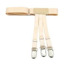 Load image into Gallery viewer, 1 Pair Men Shirt Stay Belt with Non-slip Locking Clips Adjustable Lock Tirant Shirts Tucker Leg Thigh Suspender Garters Strap