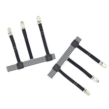 Load image into Gallery viewer, 1 Pair Men Shirt Stay Belt with Non-slip Locking Clips Adjustable Lock Tirant Shirts Tucker Leg Thigh Suspender Garters Strap