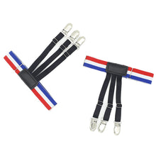 Load image into Gallery viewer, 1 Pair Men Shirt Stay Belt with Non-slip Locking Clips Adjustable Lock Tirant Shirts Tucker Leg Thigh Suspender Garters Strap