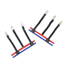 Load image into Gallery viewer, 1 Pair Men Shirt Stay Belt with Non-slip Locking Clips Adjustable Lock Tirant Shirts Tucker Leg Thigh Suspender Garters Strap