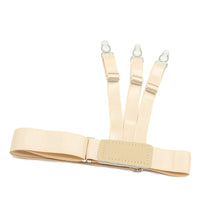 Load image into Gallery viewer, 1 Pair Men Shirt Stay Belt with Non-slip Locking Clips Adjustable Lock Tirant Shirts Tucker Leg Thigh Suspender Garters Strap