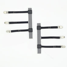 Load image into Gallery viewer, 1 Pair Men Shirt Stays Belt With Non-slip Locking Clips Keep Shirt Tucked Leg Thigh Suspender Garters Adjustable Locking Strap