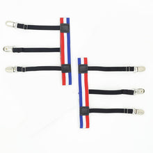 Load image into Gallery viewer, 1 Pair Men Shirt Stays Belt With Non-slip Locking Clips Keep Shirt Tucked Leg Thigh Suspender Garters Adjustable Locking Strap