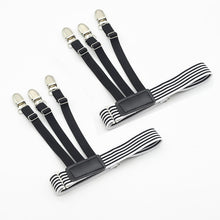 Load image into Gallery viewer, 1 Pair Men Shirt Stays Belt With Non-slip Locking Clips Keep Shirt Tucked Leg Thigh Suspender Garters Adjustable Locking Strap