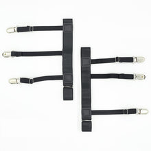 Load image into Gallery viewer, 1 Pair Men Shirt Stays Belt With Non-slip Locking Clips Keep Shirt Tucked Leg Thigh Suspender Garters Adjustable Locking Strap