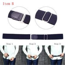 Load image into Gallery viewer, 1 Pair Men Shirt Stays Belt with Non-slip Locking Clips Keep Shirt Tucked Leg Thigh Suspender Garters Belt