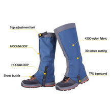 Load image into Gallery viewer, 1 pair Outdoor Snow Kneepad Skiing Gaiters Hiking Climbing Leg Protection Sports Safety Waterproof Leg Warmer Skiing Accessories