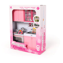 Load image into Gallery viewer, Children Play House Simulation Kitchen Tableware Set Boys and Girls Pink Cooking Kitchenware Combination Cooking Toy Gift