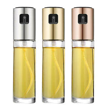 Load image into Gallery viewer, Silver Olive Oil Spray Bottle Vinegar Soy Sauce Sprayer Seasoning Dispenser 100Ml Zf0237