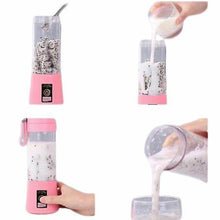 Load image into Gallery viewer, Red Portable Fruit Mixer Fruits Blender Juice Bottle Usb Juicer Multifunctional Grinder Zf0260
