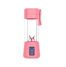 Load image into Gallery viewer, Pink Portable Fruit Mixer Fruits Blender Juice Bottle Usb Juicer Multifunctional Grinder Zf0258