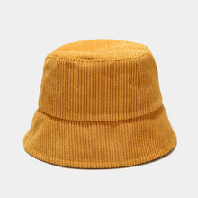 Load image into Gallery viewer, Fall Winter Classic Corduroy bucket hat outdoor Panama harajuku fishing bucket hats for female male unisex Casual cap