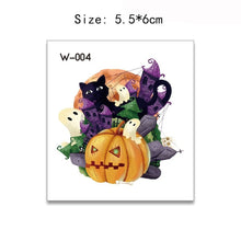 Load image into Gallery viewer, 20pcs/set Tattoo Stickers Child Kid Cartoon Halloween Temporary Fake Tattoos Glow Paste on Face Arm Leg for Children Body Sticker