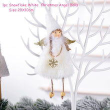 Load image into Gallery viewer, New Year Gift Cute Christmas Angel Doll Xmas Tree Ornament Noel Deco Christmas Decoration for Home Natal Navidad Decor