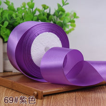 Load image into Gallery viewer, (25 Yards/roll) Silk Satin Ribbons Gift Wrapping Decoration Christmas Ribbons DIY Handmade Supplies Ribbon 6/10/15/20/25/40/50mm