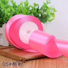 Load image into Gallery viewer, (25 Yards/roll) Silk Satin Ribbons Gift Wrapping Decoration Christmas Ribbons DIY Handmade Supplies Ribbon 6/10/15/20/25/40/50mm