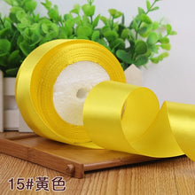 Load image into Gallery viewer, (25 Yards/roll) Silk Satin Ribbons Gift Wrapping Decoration Christmas Ribbons DIY Handmade Supplies Ribbon 6/10/15/20/25/40/50mm