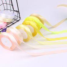 Load image into Gallery viewer, (25 Yards/roll) Silk Satin Ribbons Gift Wrapping Decoration Christmas Ribbons DIY Handmade Supplies Ribbon 6/10/15/20/25/40/50mm