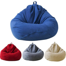 Load image into Gallery viewer, Bean Bag Chair Sofa Cover Chairs Couch Slipcover Removable Washable Lazy Sofa Beanbag for Indoor No Filler Bean Bag Cover for Adults and Kids