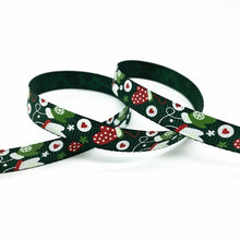 Load image into Gallery viewer, 5 Yards 10mm Christmas Ribbon Printed Grosgrain Ribbons for Gift Wrapping Wedding Decoration Hair Bows DIY