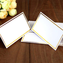 Load image into Gallery viewer, 50pcs Blank Name Place Cards Wedding Decoration Table Decor Table Name Message Greeting Card Event Party Seating Card