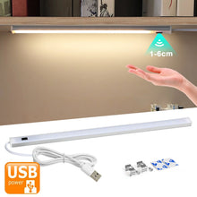 Load image into Gallery viewer, 5V USB LED Strip Desk Lamp Hand Sweep Switch Motion Sensor Lamp Table Lamp Children Study Room LED Under Cabinet Kitchen Lights