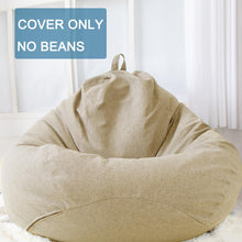 Load image into Gallery viewer, Bean Bag Chair Sofa Cover Chairs Couch Slipcover Removable Washable Lazy Sofa Beanbag for Indoor No Filler Bean Bag Cover for Adults and Kids
