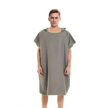 Load image into Gallery viewer, Adult Microfiber Towels Wetsuit Change Robe Poncho Surf Hooded Quick Dry Beach Outdoor Towel For Swimming Swimsuit Robe