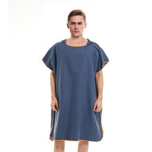 Load image into Gallery viewer, Adult Microfiber Towels Wetsuit Change Robe Poncho Surf Hooded Quick Dry Beach Outdoor Towel For Swimming Swimsuit Robe
