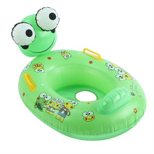 Load image into Gallery viewer, Baby Swimming Pool Rings Seat Cute Inflatable Swim Ring Float Seat Swim Circle with Dual Handle for Baby Toddlers Pool Bathtub