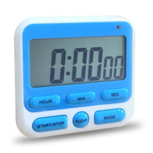 Load image into Gallery viewer, Digital Screen Kitchen Timer Large Display Digital Timer Square Cooking Count Up Countdown Alarm Clock Sleep Stopwatch Clock